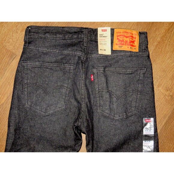 NEW! Men's Levi's 510 Stretch Skinny Dark Wash Jeans 30 X 32 NWT! - Picture 1 of 5